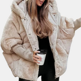 Gabriela – Oversized puffer jakna s kapuco in patchworkom