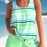 Narcisa – Set Tankini Relaxat s Črtami