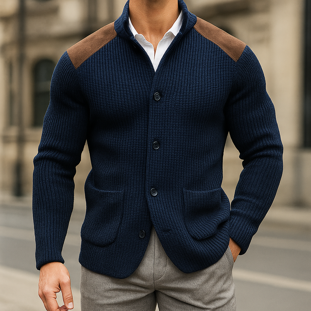 ELIAS | BLUZA IZ PLETIVA Z TEXTURO