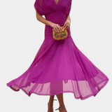 Liana – Maxi cvetna obleka