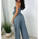 ISLA – KOMPLET STILIZIRANEGA DENIM FORMATA DVEH DELIH