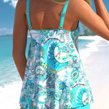 Natalia – Set Tankini Cvetlični Vibrant