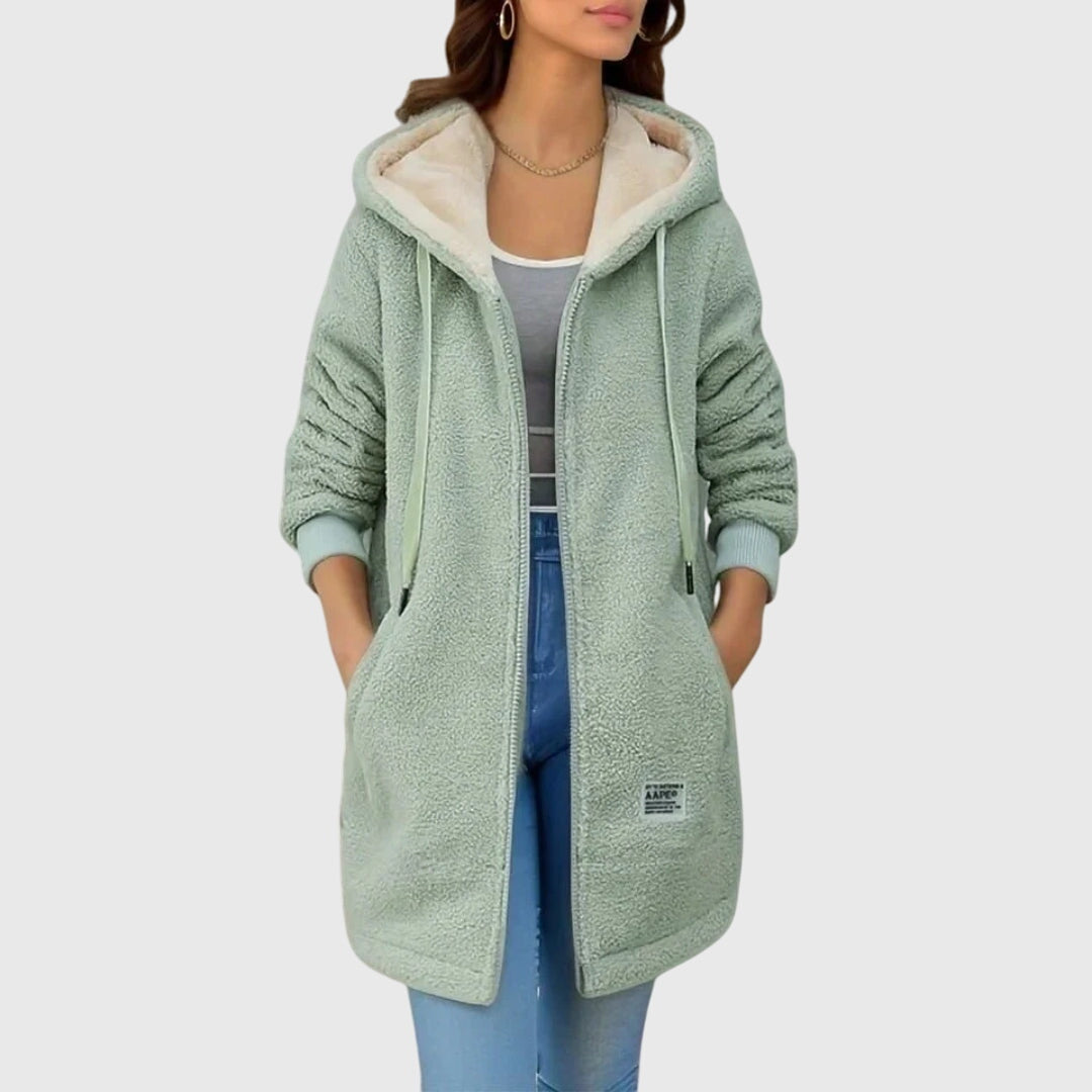 Birgitta | Fleece jakna s stilom in toploto