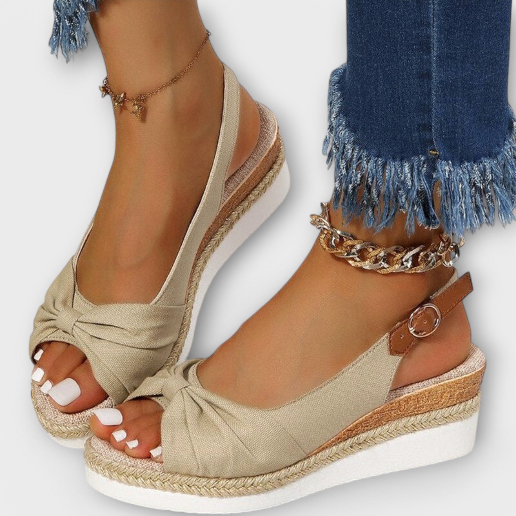 Delia – Espadrile s peto