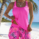 Bianca – Elegantni tankini z morskim vzorcem