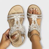 Marina – Boho sandali z pletenimi trakovi