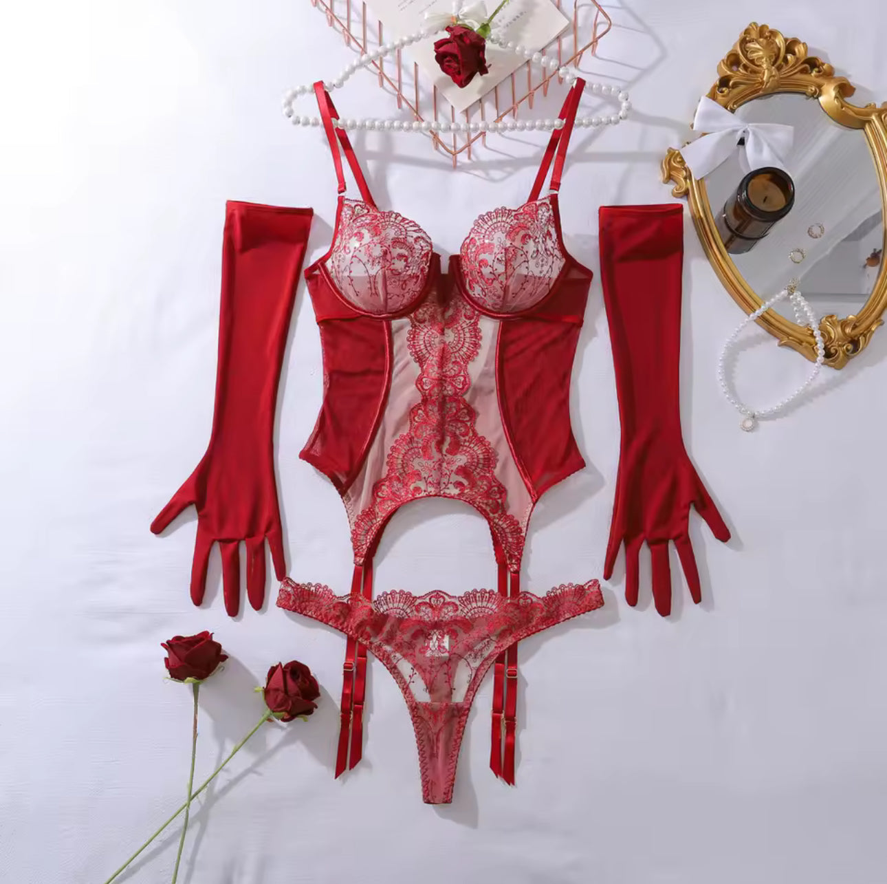 Teodora – Set luksuzne čipkaste posteljnine