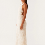 Cătălina – Črna Maxi Halter Obleka