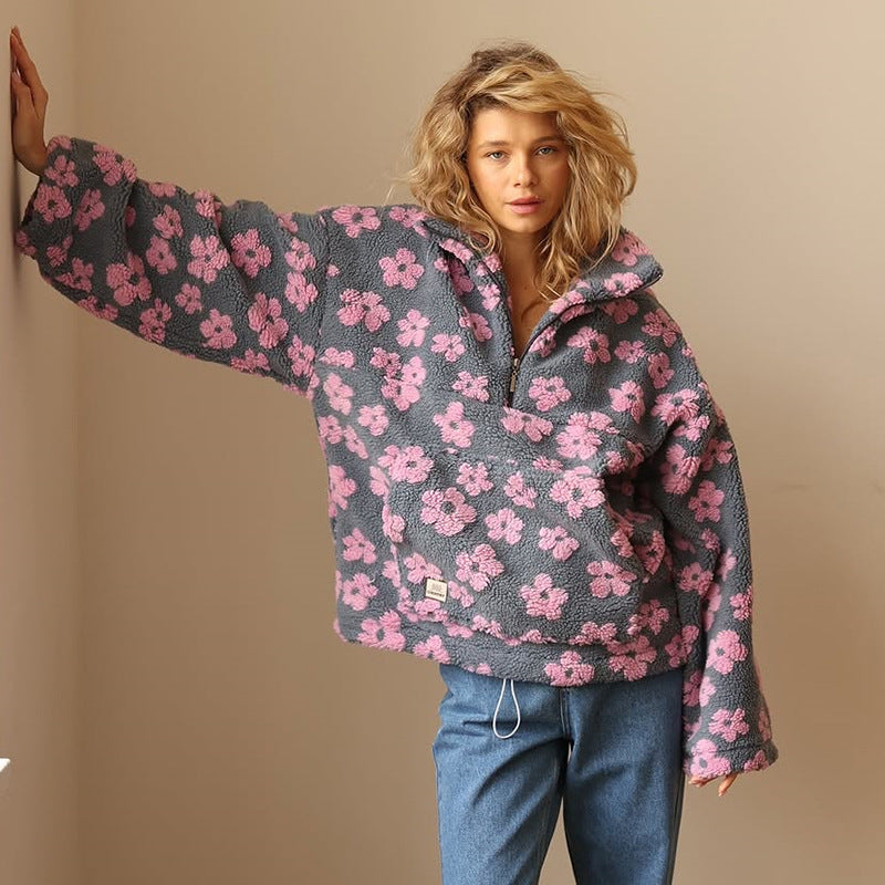 Amalia | Boho pulover Sherpa