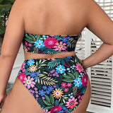 Lavinia – Set Bikinija Tropikalni za Velike Velikosti