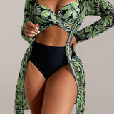Carmen – Set bikini tropski 3 kosa