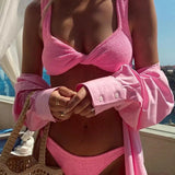 Corina – Set bikini s twist zgornjim delom in nizkim pasom
