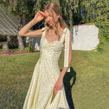 Sonia Elegant - Obleka z Cvetličnim Tiskom