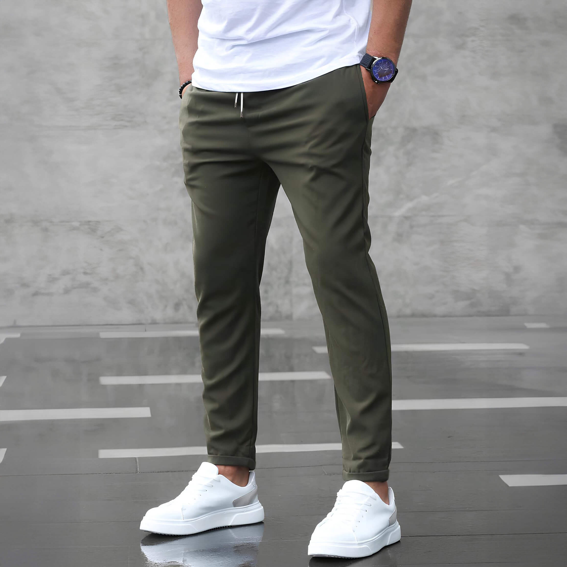 Lorenzo | Elegantni Stretch Hlače