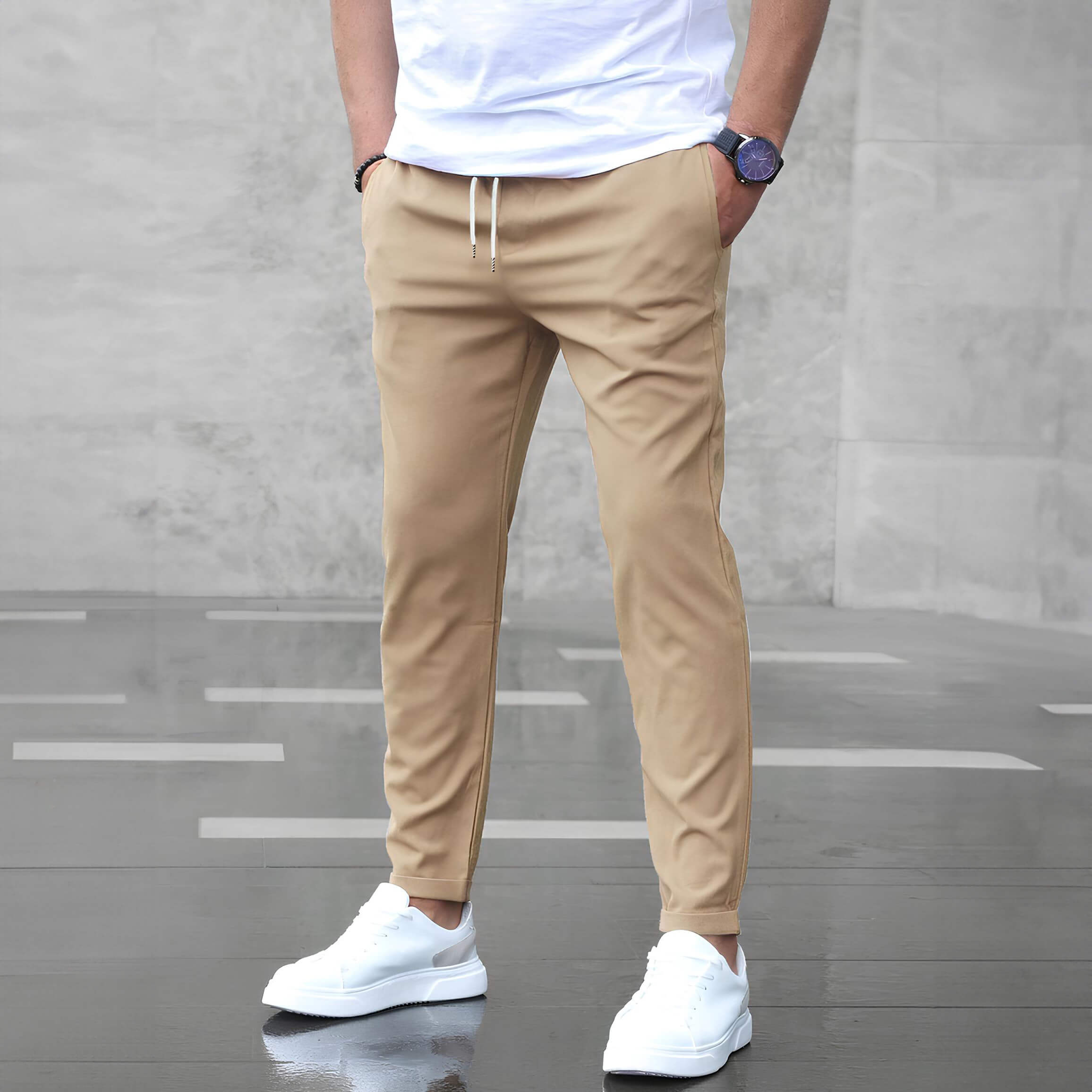 Lorenzo | Elegantni Stretch Hlače