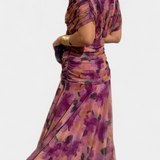 Liana – Maxi cvetna obleka