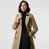 Sienna – Klasičen Trench Coat z Evropskim Dizajnom