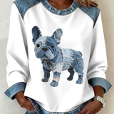 Anca – Pulover Patchwork Kuža