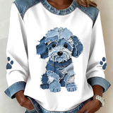 Anca – Pulover Patchwork Kuža