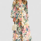 Elvira – Dolga obleka v boho stilu