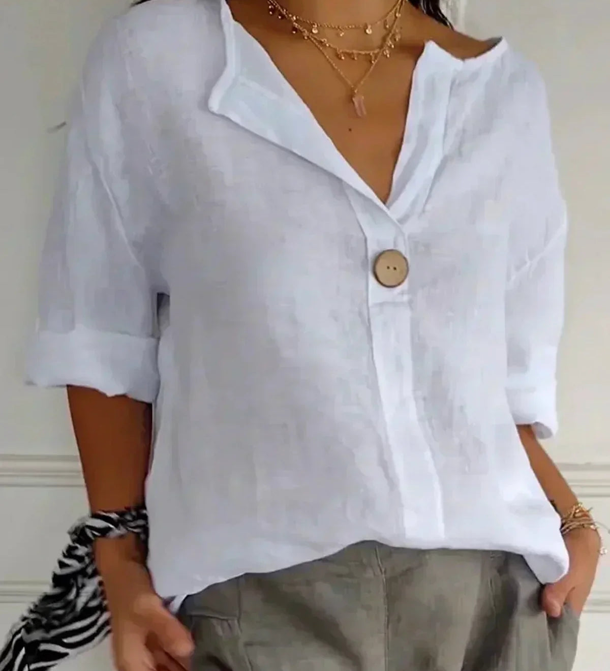 Freja - Elegantna bluza prostega kroja