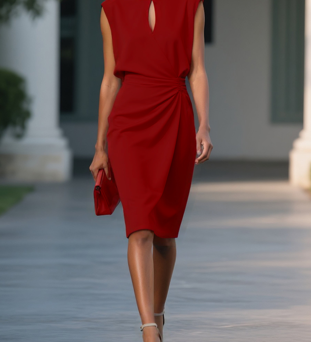 Bianca – Elegantna Midi Obleka