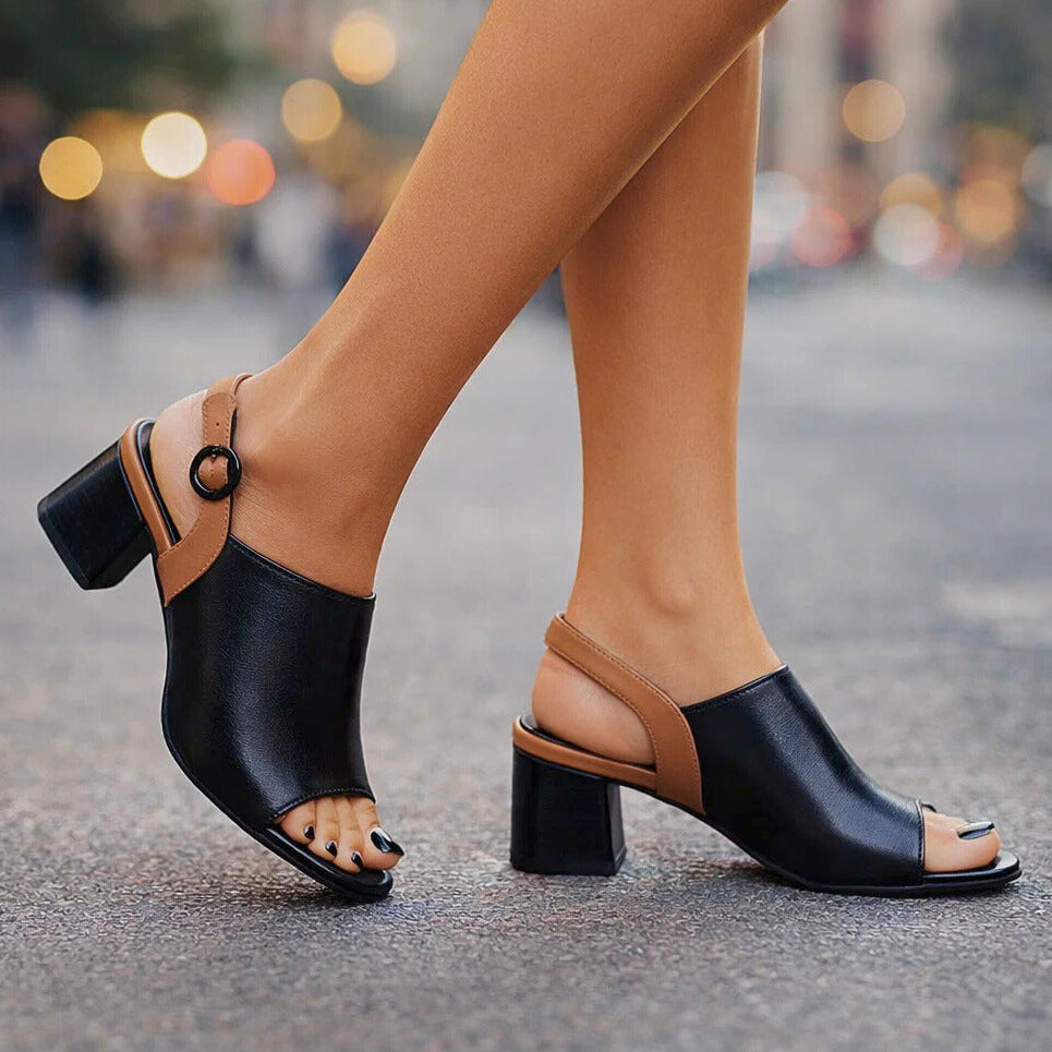 Melanie Marie | Čevlji slingback s peto