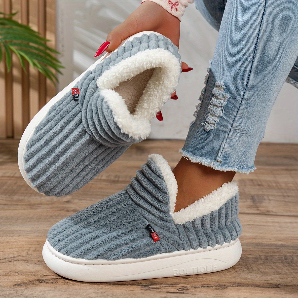 CozyStep – Mehki hišni copati