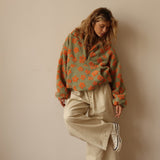 Amalia | Boho pulover Sherpa