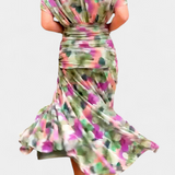 Liana – Maxi cvetna obleka
