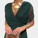 Liana – Maxi cvetna obleka