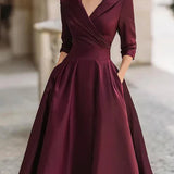 Maria – Elegantna Midi Obleka