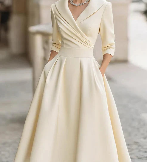 Maria – Elegantna Midi Obleka